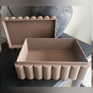 3D Printed Scalloped Rectangular Decorative Box
